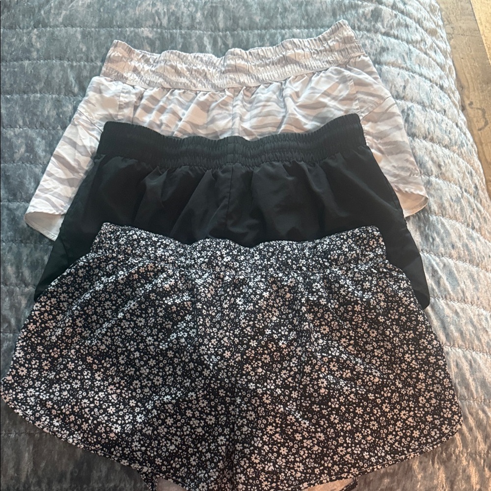 3 Pair of Workout Shorts Size L